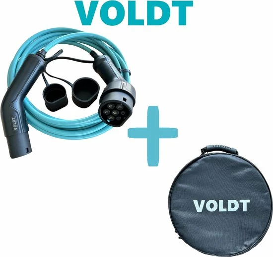 Voldt Laadkabel Type 2 - 16A 3 Fase (11 KW) (Tesla, BMW, Skoda, Audi, Hyndai, Kia, VW) 4 Voldt Laadkabel Type 2 - 16A 3 Fase (11 KW) (Tesla, BMW, Skoda, Audi, Hyndai, Kia, VW) - Image 2