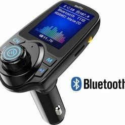 FM Transmitter Bluetooth Draadloze Carkit / MP3 Speler Mobiel / Handsfree Bellen In De Auto / AUX Input / Lader / USB Flash Drive / Muziek / Audio / Radio / TF Kaart / Carkit Adapter - Swifty -70Mai SHOP 550x517 17