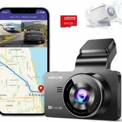 AZDome M63 Pro Dashcam - Ultra 4K Resolutie - Wifi - GPS - Parkeerstand - 64gb Micro SD - 3.0 Inch IPS LCD - Dashcam Voor Auto Met Optionele Achter Camera -70Mai SHOP 550x517