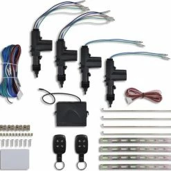 VidaXL Centrale Deurvergrendeling Set + 2 Afstandsbedieningen