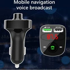 Merkloos Bluetooth FM Transmitter - Bluetooth Ontvanger Voor In De Auto - USB - Handsfree Carkit -70Mai SHOP 550x519 8