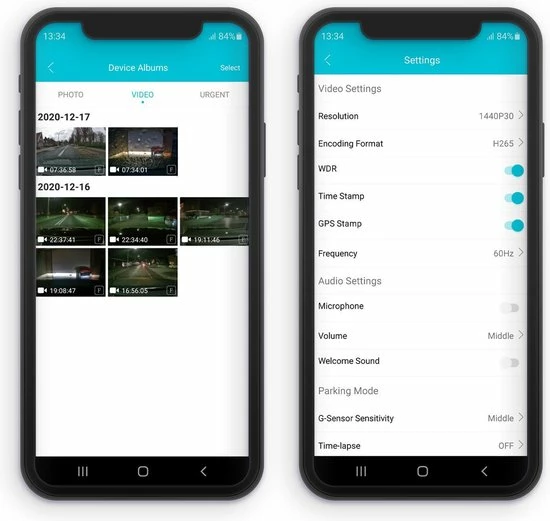 Nordv?l DC102 2CH Dashcam 2K + GPS + WiFi + 32GB 8 Nordv?l DC102 2CH Dashcam 2K + GPS + WiFi + 32GB - Image 6