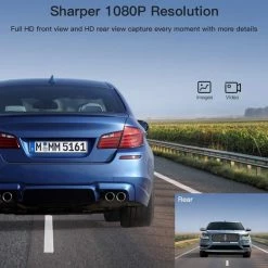 Apeman Dashcam Voor Auto 1080P Full HD Mini - Dashboard Camera Met G-Sensor - 170? Wijdhoeklens - 2.0 Inch LCD Scherm - 24 Uur Parkeerstand - Loop Recording - Super Nachtzicht - Waterdicht - Reisvideo -70Mai SHOP 550x523 12