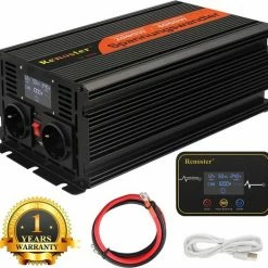 Edecoa Zuivere Sinus Omvormer 12V-230V - 2500/5000W