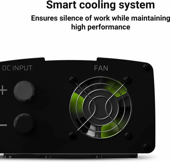 GREEN CELL Voltage Auto Omvormer 24V Naar 230V, 300W / 600W. 6 GREEN CELL Voltage Auto Omvormer 24V Naar 230V, 300W / 600W. - Image 4