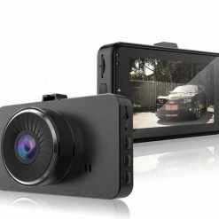 TechU? Dashcam Voor En Achter Camera ? M20 Zwart ? Full HD 1080P ? 170? Wijdhoeklens ? G-sensor ? Bewegingssensor ? Parkeermodus ? Loop Recording ? Nachtvisie ? Incl. Achteruitrijcamera - Voor Auto