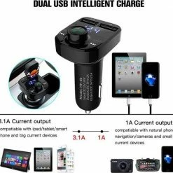 Merkloos Bluetooth Carkit FM Transmitter Om Handsfree Te Bellen En Draadloos Muziek Te Streamen, Met Volumeknop En Oplaadfunctie Voor 2 Telefoons Tegelijkertijd | Display | Handsfree Bellen | USB Oplader | MP3 Speler | Bluetooth | Aux | TF-Kaart | HY-82 8 Merkloos Bluetooth Carkit FM Transmitter Om Handsfree Te Bellen En Draadloos Muziek Te Streamen, Met Volumeknop En Oplaadfunctie Voor 2 Telefoons Tegelijkertijd | Display | Handsfree Bellen | USB Oplader | MP3 Speler | Bluetooth | Aux | TF-Kaart | HY-82 -70Mai SHOP 550x525 3