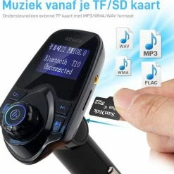 Athletix? Bluetooth FM Transmitter Auto / FM Transmitter Draadloze Bluetooth Carkit / MP3 Speler/ Handsfree Bellen In De Auto / USB Lader / Radio / TF/SD Kaart Poort / AUX Input / 2 USB Poorten / USB Oplader / Audio / Radio / SD/TF Kaart / T11 -70Mai SHOP 550x526 11