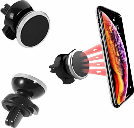 Magnetische telefoonhouder voor in de auto - Magneet - Ventilatierooster - Ventilator- Auto ventilatie houder - Smartphone - Mobielhouder - Autohouder - Auto telefoonhouder - Samsung - iPhone - Nokia - Huawei - Sony - Universeel - Zilver Merkloos Magnetische Telefoonhouder Voor In De Auto - Magneet - Ventilatierooster - Ventilator- Auto Ventilatie Houder - Smartphone - Mobielhouder - Autohouder - Auto Telefoonhouder - Samsung - IPhone - Nokia - Huawei - Sony - Universeel - Zilver -70Mai SHOP 550x526 6