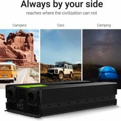 GREEN CELL 6000W (3000W Continu) DC 12V Naar AC 230V Met USB Stroom Inverter Converter - Pure/Full Sine Wave -70Mai SHOP 550x527 11