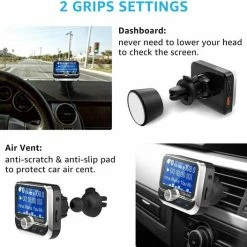 Merkloos Bluetooth FM-zender Voor Auto, Bluetooth 5.0 Draadloze Auto-audioadapter Met QC3.0 & 5V/2.4A Dual Charging Port, Eenvoudig Te Bevestigen Aan Luchtventilator, Handsfree Car Kit, Muziekspeler (met Afstandsbediening) -70Mai SHOP 550x527 14