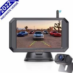 70Mai SHOP 6 Nince ARC1 Draadloze Achteruitrijcamera Draadloos 2022 Model - 5 Inch Digitale Achteruit Rijcamera Met IR Nachtzicht - 2 Kanaals