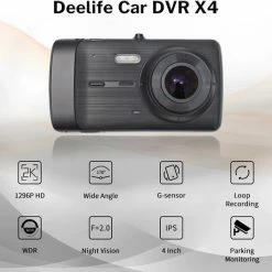 Homezie Dashcam - Met Achteruitkijk Camera - Dashcam Voor Auto - 1296P Resolutie - Scherp 4 Inch Scherm 24 Homezie Dashcam - Met Achteruitkijk Camera - Dashcam Voor Auto - 1296P Resolutie - Scherp 4 Inch Scherm -70Mai SHOP 550x528 11