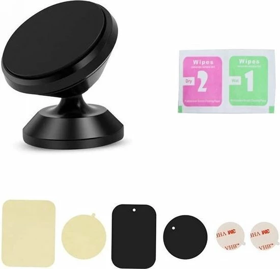 Merkloos Universele Dashboard Autohouder / Dash Panel Magneet Telefoon Houder Voor In De Auto - CXP008 Zwart 4 Merkloos Universele Dashboard Autohouder / Dash Panel Magneet Telefoon Houder Voor In De Auto - CXP008 Zwart - Image 2