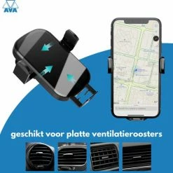 AVA Electronics Telefoonhouder Auto Met Draadloze Oplader - Autolader Voor Raam, Dashboard, Ventilatierooster En Bureau -70Mai SHOP 550x530 1