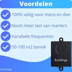 Marterverjager Muizenverjager - Ultrasone Marterverjager Auto Op Accu - Pest Reject Ratten Verjager - Ongedierte Verjager Earkings -70Mai SHOP 550x530