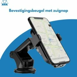 AVA Electronics Telefoonhouder Auto Met Draadloze Oplader - Autolader Voor Raam, Dashboard, Ventilatierooster En Bureau -70Mai SHOP 550x530 5