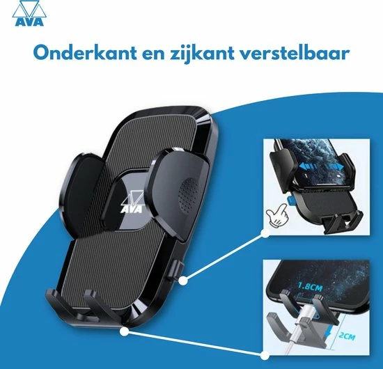 AVA Electronics Telefoonhouder Auto Inclusief Zuignap - GSM Houder - Autohouder Voor Voorruit En Dashboard/Bureau - Smartphone Mobiel Houder - Auto Accessoires - Auto Accessories Interieur - Universeel - IPhone - Samsung - Android 4 AVA Electronics Telefoonhouder Auto Inclusief Zuignap - GSM Houder - Autohouder Voor Voorruit En Dashboard/Bureau - Smartphone Mobiel Houder - Auto Accessoires - Auto Accessories Interieur - Universeel - IPhone - Samsung - Android - Image 2