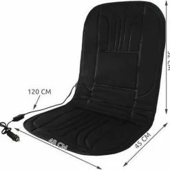 Merkloos Autostoel Verwarmingskussen - 12V Auto Verwarming Zitkussen Rugkussen - 12 Volt Kussen Rug - Stoelverwarming Autostoelkussen - Zwart -70Mai SHOP 550x531 14