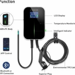Besen 22 KW | Fase 3 - 32A | 6 Meter Laadkabel Type 2 | Smartcharger APP IOS Android 18 Besen 22 KW | Fase 3 - 32A | 6 Meter Laadkabel Type 2 | Smartcharger APP IOS Android -70Mai SHOP 550x531 18