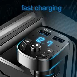 SPVB | Carkit Bluetooth Auto FM-transmitter | Carkit | Parrot Carkit | Draadloze Carkit Met Twee USB Poorten | Muziek Streamen | Navigatie Met Spraak | Handsfree Bellen -70Mai SHOP 550x531 7