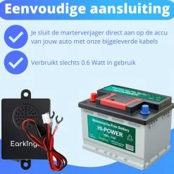 Marterverjager Muizenverjager - Ultrasone Marterverjager Auto Op Accu - Pest Reject Ratten Verjager - Ongedierte Verjager Earkings -70Mai SHOP 550x533 4