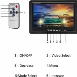 BrandWay Bedrade Achteruitrijcamera Set Met 7 Inch Scherm - Achteruitrij Camera Bedraad Voor Auto - Camper - Caravan - Vrachtwagen - Landbouw 14 BrandWay Bedrade Achteruitrijcamera Set Met 7 Inch Scherm - Achteruitrij Camera Bedraad Voor Auto - Camper - Caravan - Vrachtwagen - Landbouw -70Mai SHOP 550x533 9