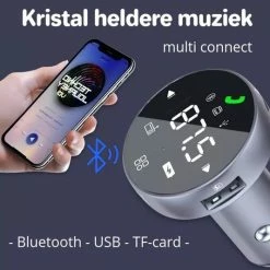 PiXXO? Smart FM Transmitter - Bluetooth 5.0 - USB 3.0 Snellader - USB A + USB C / TF-Slot - Carkit - Handsfree Bellen 14 PiXXO? Smart FM Transmitter - Bluetooth 5.0 - USB 3.0 Snellader - USB A + USB C / TF-Slot - Carkit - Handsfree Bellen -70Mai SHOP 550x534 11