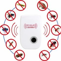 Pest Reject Ongediertebestrijder - Muggenoverlast - Muizenbestrijder - Anti Muis - Anti Spin - Anti Ongedierte - Lamp - Geluidsgolven - Pest Control - Pest Repeller - Anti Rat - Anti Steenmarter - Steenmarter Verjagen
