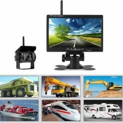 BrandWay Draadloze Achteruitrijcamera Set Met 7 Inch Scherm - Achteruitrij Camera Draadloos Voor Auto / Camper / Caravan / Vrachtwagen / Landbouwmachines -70Mai SHOP 550x535 7