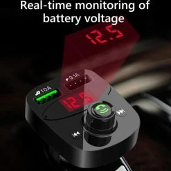 Merkloos Bluetooth FM Transmitter - Bluetooth Ontvanger Voor In De Auto - USB - Handsfree Carkit -70Mai SHOP 550x537 16