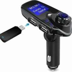 T11 FM Transmitter Bluetooth Draadloze Carkit 2 USB Poort/ SD/TF Kaart MP3 Speler Mobiel / Handsfree Bellen In De Auto / AUX Input / Carkit Adapter -70Mai SHOP 550x539