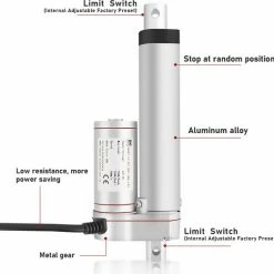 Alizendeh Lineaire Actuator 12V 1500N 150mm 12 Alizendeh Lineaire Actuator 12V 1500N 150mm -70Mai SHOP 550x539 3