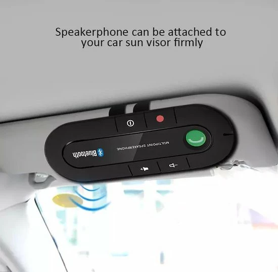 Merkloos Saizi Universele Bluetooth Carkit Voor Handsfree Bellen 4 Merkloos Saizi Universele Bluetooth Carkit Voor Handsfree Bellen - Image 2