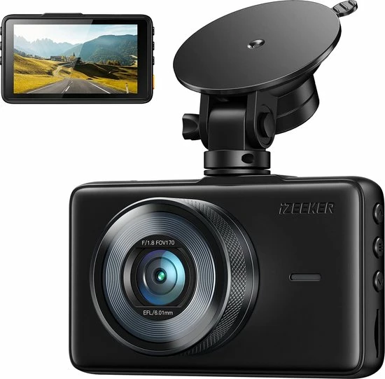 IZEEKER GD100 Dash Cam 1080P, Dash Camera Voor Auto's Met Nachtzicht, WDR, 3 Inch LCD Display Car Driving Recorder, 170° Groothoek, G-Sensor, Loop Recording, Parking Mode 3 IZEEKER GD100 Dash Cam 1080P, Dash Camera Voor Auto's Met Nachtzicht, WDR, 3 Inch LCD Display Car Driving Recorder, 170° Groothoek, G-Sensor, Loop Recording, Parking Mode