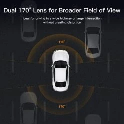 Apeman Dashcam Voor Auto 1080P Full HD Mini - Dashboard Camera Met G-Sensor - 170? Wijdhoeklens - 2.0 Inch LCD Scherm - 24 Uur Parkeerstand - Loop Recording - Super Nachtzicht - Waterdicht - Reisvideo -70Mai SHOP 550x541 3