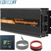 Edecoa 12V-230V Zuivere Sinus Omvormer - 3500W/7000W + Controller | 2x USB Poorten