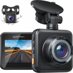Apeman Dashcam Voor Auto 1080P Full HD Mini - Dashboard Camera Met G-Sensor - 170? Wijdhoeklens - 2.0 Inch LCD Scherm - 24 Uur Parkeerstand - Loop Recording - Super Nachtzicht - Waterdicht - Reisvideo