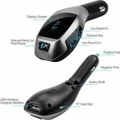 Merkloos Wireless Bluetooth X5 Auto MP3 Speler / FM Transmitter / LED Display / Handsfree Bellen / High Speed USB Oplader / SD,TF Card Ondersteuning / USB Stick / 3.5mm Jack AUX Voor Alle Smartphones Zoals O.a. IPhone / Samsung / HTC / Etc 5 Merkloos Wireless Bluetooth X5 Auto MP3 Speler / FM Transmitter / LED Display / Handsfree Bellen / High Speed USB Oplader / SD,TF Card Ondersteuning / USB Stick / 3.5mm Jack AUX Voor Alle Smartphones Zoals O.a. IPhone / Samsung / HTC / Etc -70Mai SHOP 550x543 6