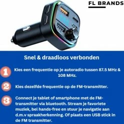 FL Brands Bluetooth FM Transmitter - Auto Snel Lader - Carkit - Handsfree - MP3 - USB-A 3.0 - USB-C - Bluetooth Audio - Noise Cancelling - Nieuw Model 15 FL Brands Bluetooth FM Transmitter - Auto Snel Lader - Carkit - Handsfree - MP3 - USB-A 3.0 - USB-C - Bluetooth Audio - Noise Cancelling - Nieuw Model -70Mai SHOP 550x544 13