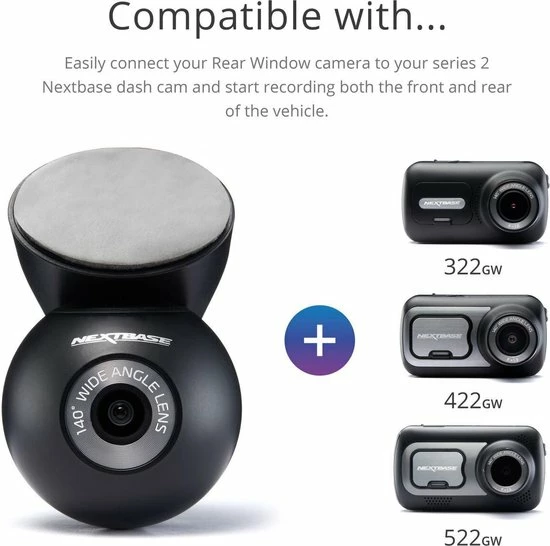 Nextbase Rear Window Camera - Achterruitcamera Voor In De Auto - Compatibel Met Nextbase Dashcams - Dashcam 5 Nextbase Rear Window Camera - Achterruitcamera Voor In De Auto - Compatibel Met Nextbase Dashcams - Dashcam - Image 3
