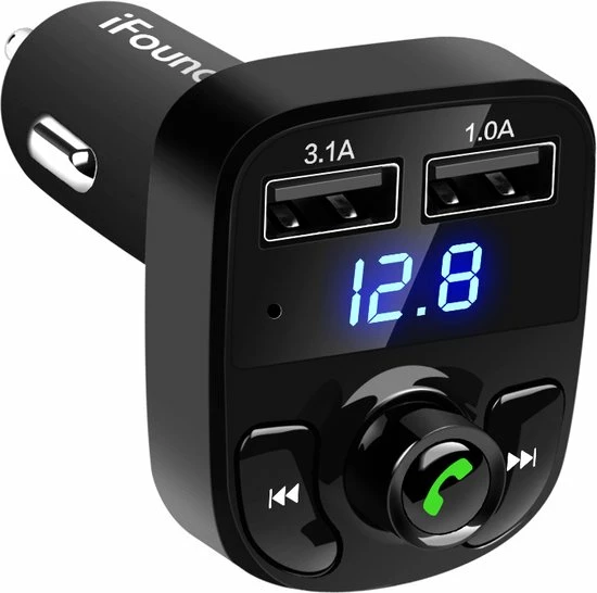 Bluetooth Carkit FM Transmitter om Handsfree te Bellen en Draadloos Muziek te Streamen, Met Volumeknop en Oplaadfunctie Voor 2 Telefoons Tegelijkertijd | Display | Handsfree Bellen | USB Oplader | MP3 Speler | Bluetooth | Aux | TF-Kaart | HY-82 Merkloos Bluetooth Carkit FM Transmitter Om Handsfree Te Bellen En Draadloos Muziek Te Streamen, Met Volumeknop En Oplaadfunctie Voor 2 Telefoons Tegelijkertijd | Display | Handsfree Bellen | USB Oplader | MP3 Speler | Bluetooth | Aux | TF-Kaart | HY-82 -70Mai SHOP 550x546 3