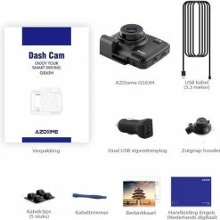 AZDome Dashcam Voor Auto GS63H 4K 1CH Wifi - GPS -70Mai SHOP 550x547 13