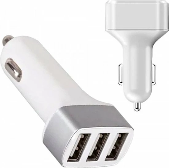 VERK GROUP Autolader 3x USB-A Aansluiting - Auto Oplader USB - Sigarettenaansteker USB Oplader Auto 3 VERK GROUP Autolader 3x USB-A Aansluiting - Auto Oplader USB - Sigarettenaansteker USB Oplader Auto
