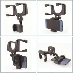 GadgetBay Universeel Houder Met Klem Aan Binnenspiegel Car Auto IPhone Smartphones -70Mai SHOP 550x548 9