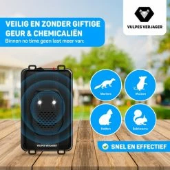 Vulpes Goods Vulpes Verjager® Marterverjager - Ongedierteverjager - Multifunctionele Set Binnen & Buiten - Batterijen, 12V & Auto Accu - Marters, Muizen & Ratten - Steenmarter Verjager PRO - 2 Stuks -70Mai SHOP 550x550 108