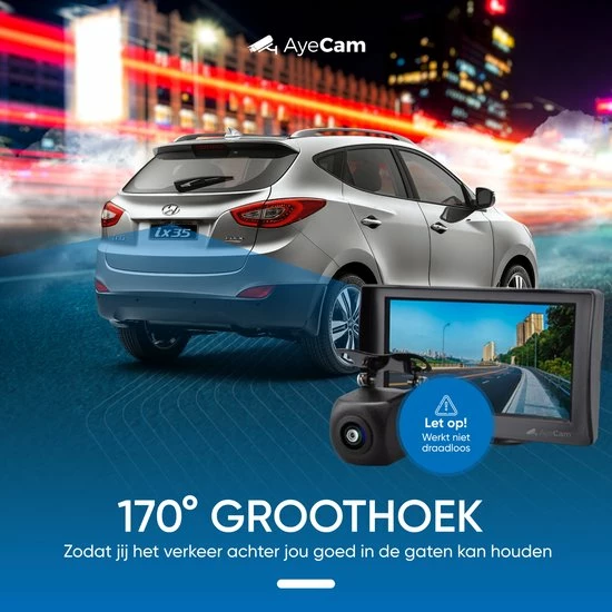 AyeCam Achteruitrijcamera - 4,3 Inch Scherm - 2 Kanaals ? Nachtzicht - Incl. Begeleidingslijnen 7 AyeCam Achteruitrijcamera - 4,3 Inch Scherm - 2 Kanaals ? Nachtzicht - Incl. Begeleidingslijnen - Image 5