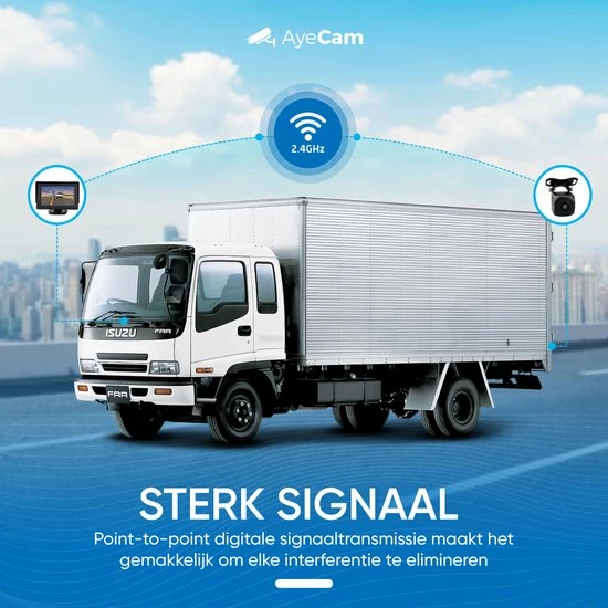 AyeCam Achteruitrijcamera - 4,3 Inch Scherm - 2 Kanaals ? Nachtzicht - Incl. Begeleidingslijnen 8 AyeCam Achteruitrijcamera - 4,3 Inch Scherm - 2 Kanaals ? Nachtzicht - Incl. Begeleidingslijnen - Image 6