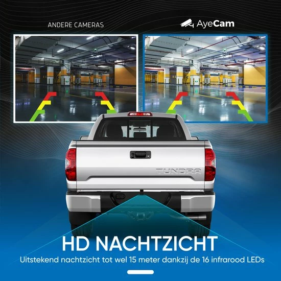 AyeCam Achteruitrijcamera - 4,3 Inch Scherm - 2 Kanaals ? Nachtzicht - Incl. Begeleidingslijnen 10 AyeCam Achteruitrijcamera - 4,3 Inch Scherm - 2 Kanaals ? Nachtzicht - Incl. Begeleidingslijnen - Image 8