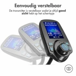 IMoshion FM Transmitter Met Display - Bluetooth Transmitter / Receiver Voor In De Auto - Handsfree Bellen & Muziek Afspelen - Carkit & Autolader Met USB-C - Black Friday 2022 -70Mai SHOP 550x550 134